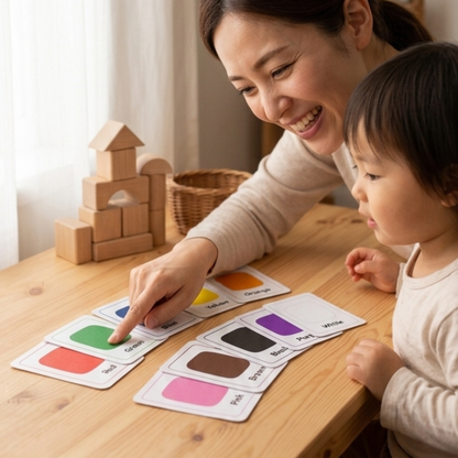 Colors & Shapes Flash Cards Printable for Kids
