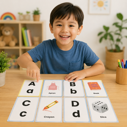 A–Z Alphabet Flash Cards Printable for Kids